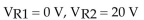 <strong>If and they are wired in series across a 20 V source, what is VR1 and ?</strong> A) B) C) D)