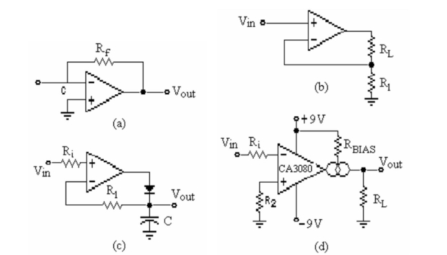-Refer to Figure 20-2. Which of these circuits is known as a voltage-to-current converter?