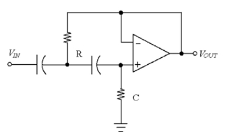 -The circuit in Figure 19-4 is known as the ________ and it rolls off at a rate of ________.