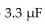 <strong> If the frequency is 400 Hz in Figure 10-1, what is the value of capacitance?</strong> A) B) C) D)