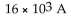 <strong>The metric value 16 mA can be expressed as ________.</strong> A) B) C) D)