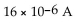 <strong>The metric value 16 mA can be expressed as ________.</strong> A) B) C) D)
