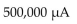 <strong>500 mA is equal to ________.</strong> A)0.0005 kA B) C)0.5 Amps D)all of the above