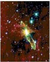 <strong>A   dim, young star like He rbig-Haro 68 emits most of its light in which part of theelectromagnetic spectrum?</strong> A)the visible B)the X-ray C)the ultraviolet D)the radio E)the infrared <div style=padding-top: 35px> 