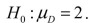 <strong>In testing for differences between the means of two related populations, the null hypothesis is</strong> A) B) C) D)
