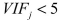 <strong>An independent variable is considered highly correlated with the other independent variables if</strong> A) B) C) D)