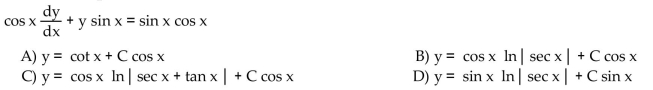 Solve the differential equation.