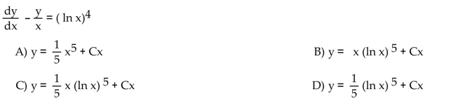Solve the differential equation.