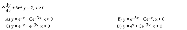 Solve the differential equation.