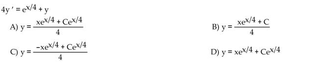 Solve the differential equation.