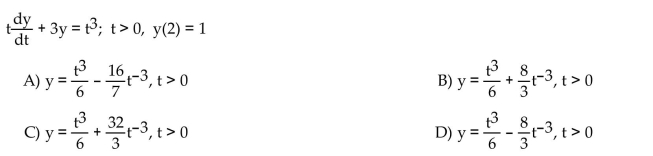 Solve the initial value problem.
