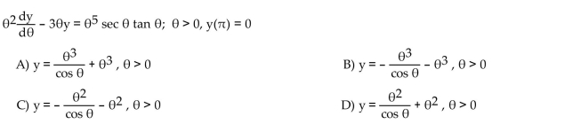 Solve the initial value problem.