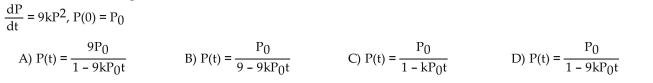 Solve the initial value problem