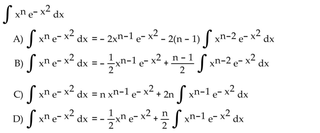 Use integration by parts to establish a reduction formula for the integral.