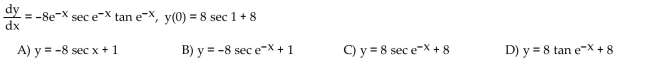Solve the initial value problem.