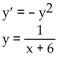 <strong>Determine if the given function y = f(x) is a solution of the accompanying differential equation. </strong> A) Yes B) No
