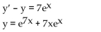<strong>Determine if the given function y = f(x) is a solution of the accompanying differential equation. </strong> A) Yes B) No
