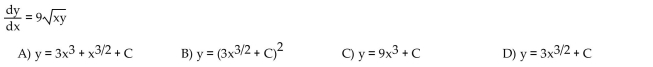 Solve the differential equation.