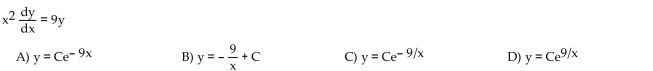 Solve the differential equation.