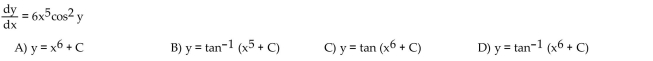 Solve the differential equation.