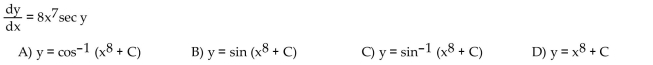 Solve the differential equation.