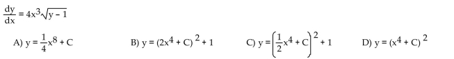 Solve the differential equation.