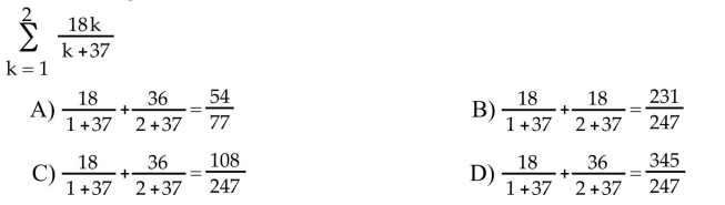 Write the sum without sigma notation and evaluate it.