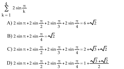 Write the sum without sigma notation and evaluate it.