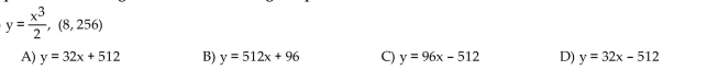 Find an equation for the tangent to the curve at the given point.