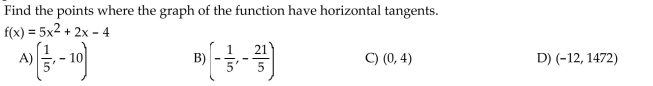 Find the slope of the curve at the indicated point.