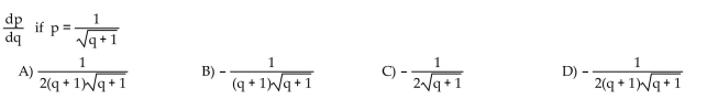 Find the indicated derivative.
