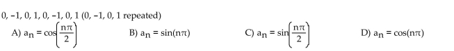 Find a formula for the nth term of the sequence.