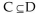 Let A = {1, 3, 5, 7}; B = {5, 6, 7, 8}; C = {5, 8}; D = {2, 5, 8}; and U = {1, 2, 3, 4, 5, 6, 7, 8}. Determine whether the given statement is true or false.