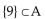 Let A = {6, 4, 1, {3, 0, 8}, {9}}. Determine whether the statement is true or false.