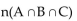 <strong>Use the Venn diagram below to find the number of elements in the region. </strong> A) 44 B) 8 C) 16 D) 18