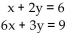 <strong>Solve the system of equations by substitution. </strong> A) (1, 2) B) (-3, 0) C) (0, 3) D) no solution