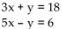 <strong>Write the word or phrase that best completes each statement or answers the question. </strong> A) (3, 9) B) (9, 3) C) infinitely many solutions D) no solution