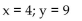 <strong>Solve the system mentally, without the use of a calculator or pencil-and-paper calculation. Try to visualize the graphs of both lines. </strong> A) B) C) D)