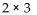 <strong>Provide an appropriate response. Given matrix A: What is the size of A?</strong> A) B) 3 C) D)