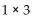 <strong>Provide an appropriate response. Given the matrix B: What is the size of B?</strong> A) B) 3 C) D)
