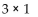 <strong>Provide an appropriate response. Given the matrix B: What is the size of B?</strong> A) B) 3 C) D)