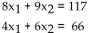 <strong>Provide an appropriate response. Write the augmented matrix for the system. </strong> A) B) C) D)