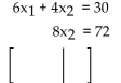 <strong>Provide an appropriate response. Write the augmented matrix for the system. </strong> A) B) C) D)