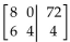 <strong>Provide an appropriate response. Write the augmented matrix for the system. </strong> A) B) C) D)