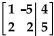 <strong>Perform the indicated row operations on the following matrix. </strong> A) B) C) D)