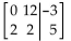 <strong>Perform the indicated row operations on the following matrix. </strong> A) B) C) D)