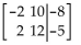 <strong>Perform the indicated row operations on the following matrix. </strong> A) B) C) D)