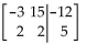 <strong>Perform the indicated row operations on the following matrix. </strong> A) B) C) D)