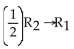 <strong>Identify the row operation that produces the resulting matrix. </strong> A) B) R1 + R2 R2 C) D)