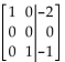 <strong>Provide an appropriate response. Only one of the following augmented matrices of a linear system is in a reduced form. Choose the matrix that is in reduced form.</strong> A) B) C) D)